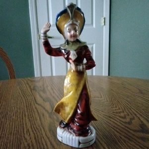 Japanese Porcelain Figurine  Stamped Hand Painted Japan